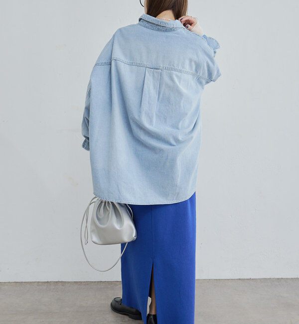  「【Du noir】ミラノリブニットナロースカート」|スカート|