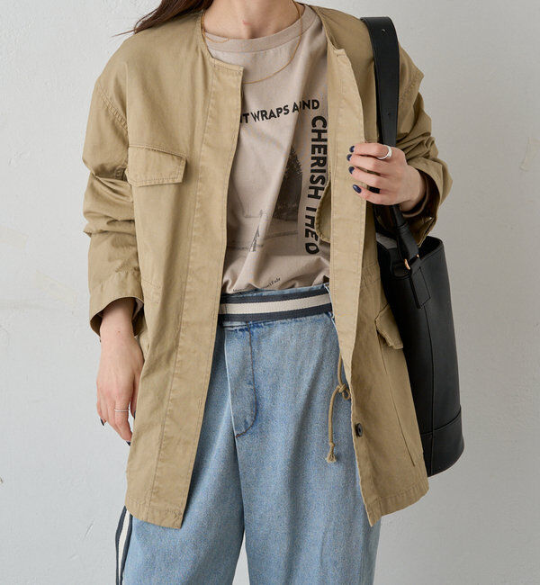  「フォトプリントビッグシルエットカットソー」|プルオーバー|