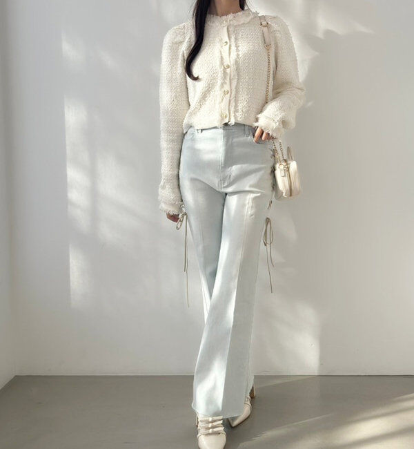  「レースアップデニムパンツ/SM展開」|その他|