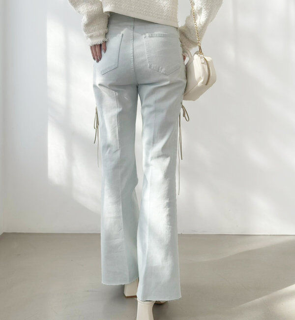  「レースアップデニムパンツ/SM展開」|その他|