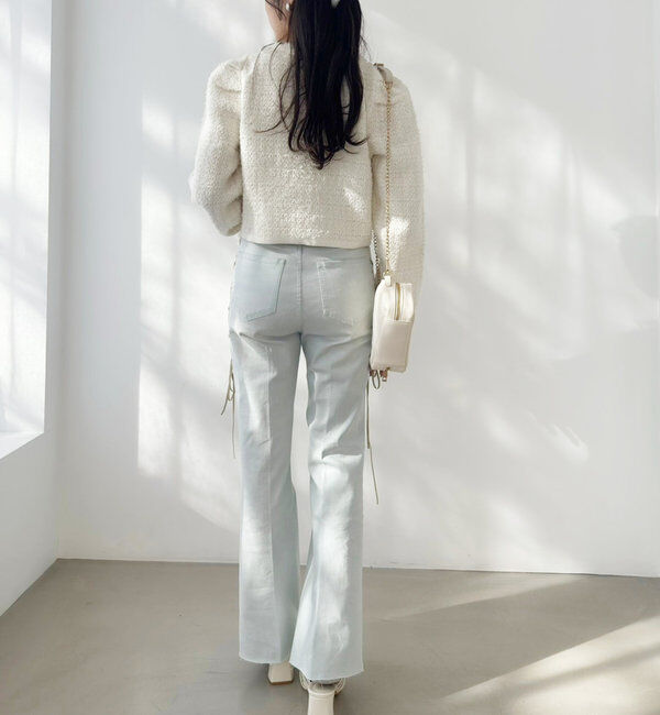  「レースアップデニムパンツ/SM展開」|その他|
