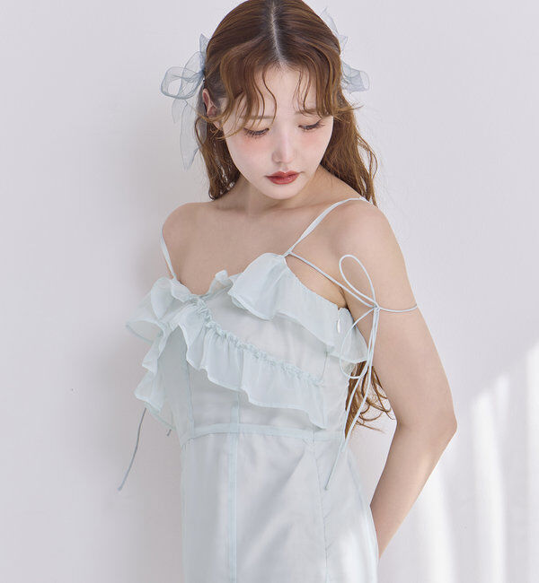  「【Dreamy collection】フリルキャミワンピース」|ワンピース|