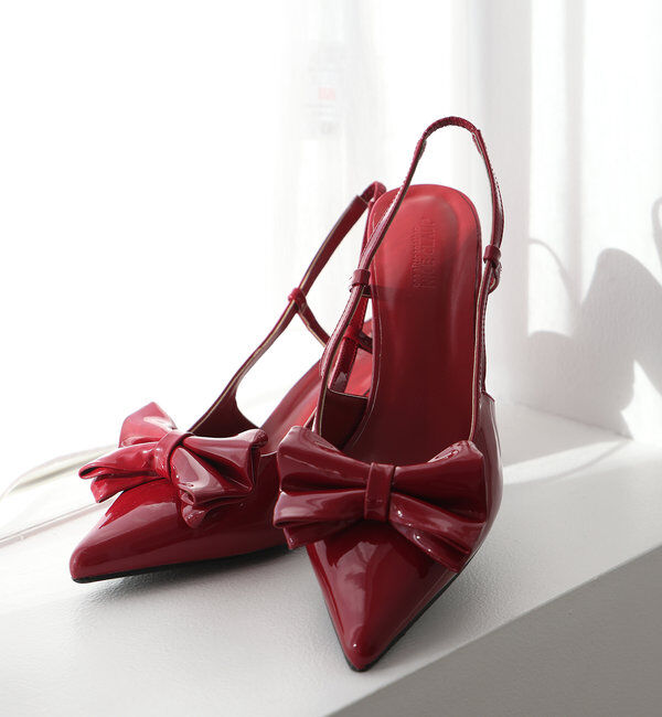  「ビッグリボンポインテッドパンプス」|その他|