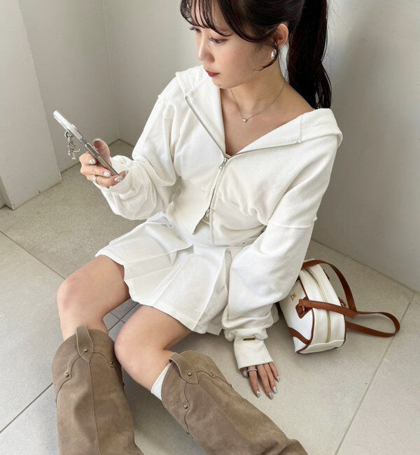  「【セットアップ可能】フード付きパーカー」|プルオーバー|