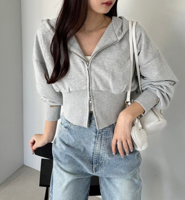  「【セットアップ可能】フード付きパーカー」|プルオーバー|