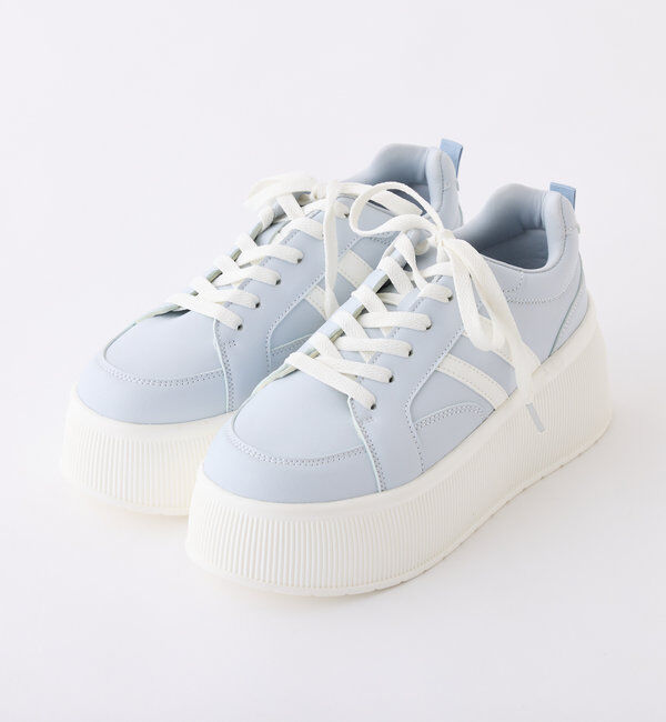  「リボンカスタム厚底スニーカー」|その他|