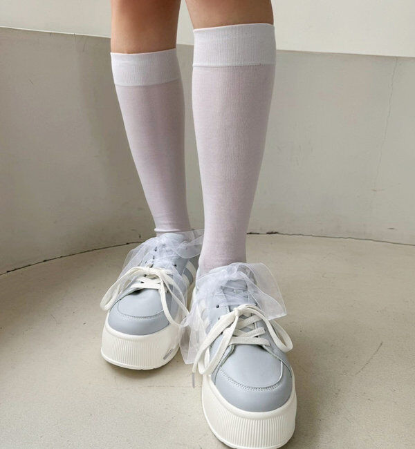  「リボンカスタム厚底スニーカー」|その他|