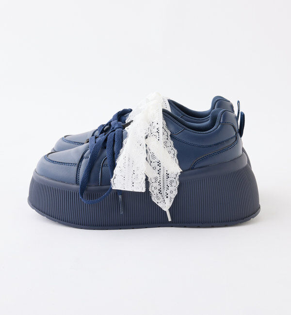  「リボンカスタム厚底スニーカー」|その他|