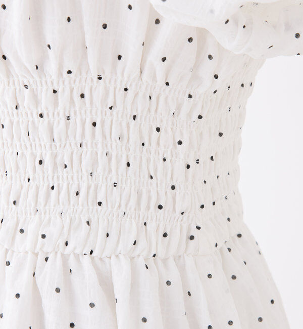  「【全骨格細見え】半袖シャーリングワンピ」|ワンピース|