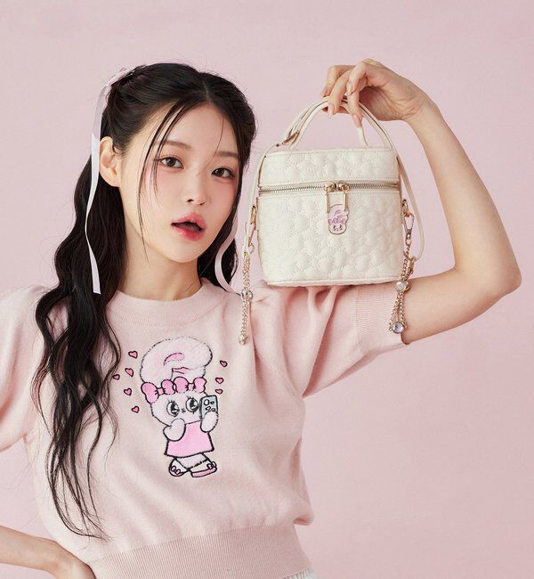  「【Esther Bunny コラボ】リボンキルティングバニティバッグ」|ショルダー・メッセンジャー|