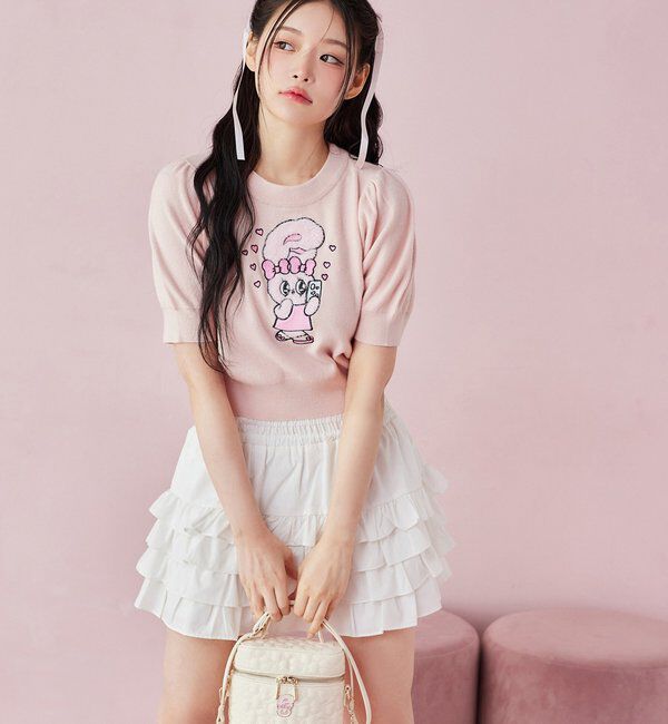  「【Esther Bunny コラボ】リボンキルティングバニティバッグ」|ショルダー・メッセンジャー|