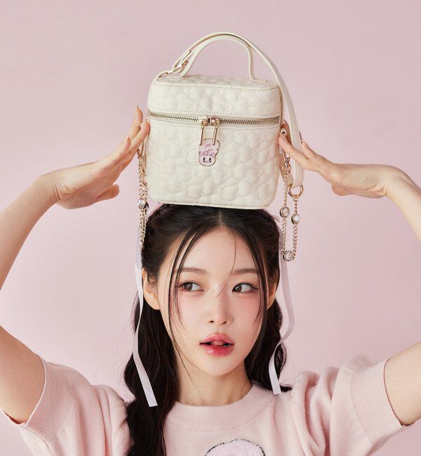  「【Esther Bunny コラボ】リボンキルティングバニティバッグ」|ショルダー・メッセンジャー|