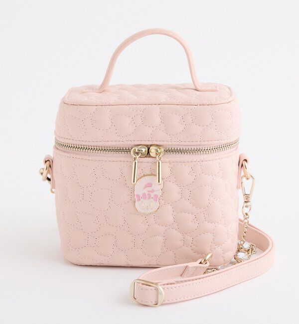  「【Esther Bunny コラボ】リボンキルティングバニティバッグ」|ショルダー・メッセンジャー|ピンク