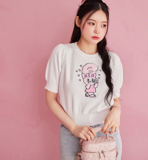  「【Esther Bunny コラボ】リボンキルティングバニティバッグ」|ショルダー・メッセンジャー|