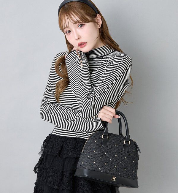  「	アイレットプチハイネックニット」|ニット・セーター|