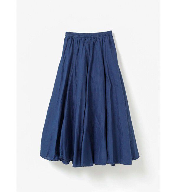 mizuiro ind「mizuiro ind ボリュームフレアスカート」|スカート|ネイビー