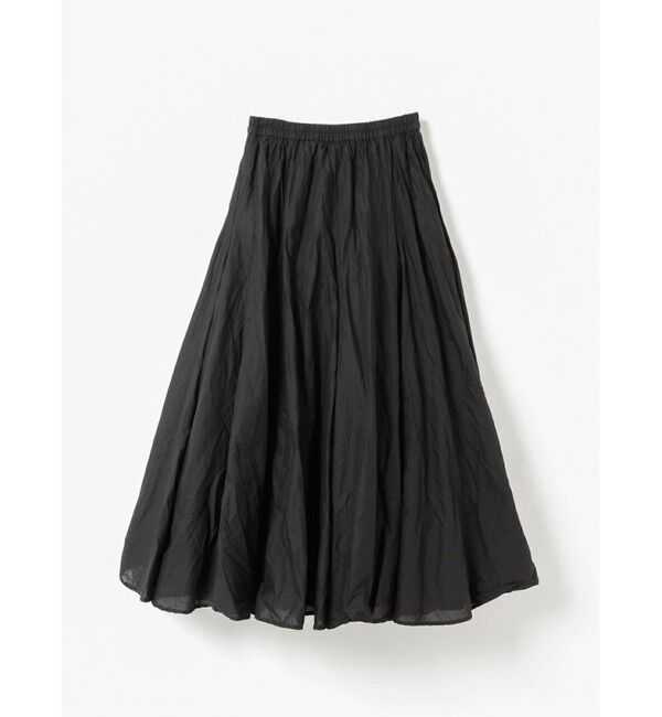 mizuiro ind「mizuiro ind ボリュームフレアスカート」|スカート|ブラック