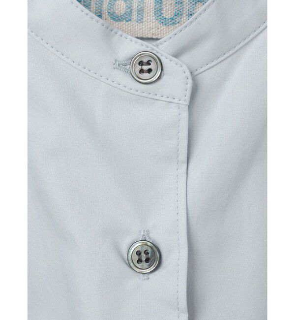 MidiUmi「MidiUmi Aラインバンドカラーシャツワンピース」|ワンピース|