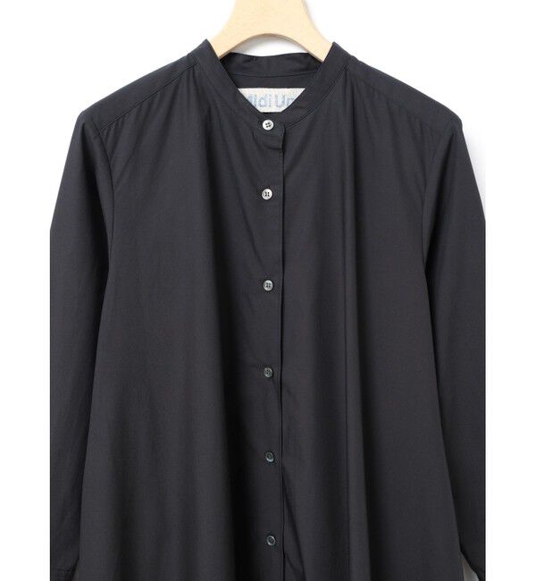 MidiUmi「MidiUmi Aラインバンドカラーシャツワンピース」|ワンピース|