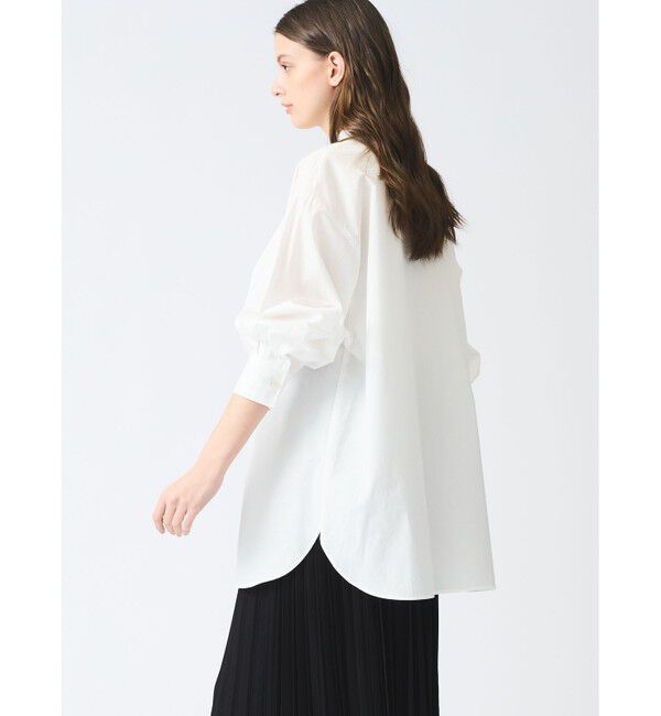 mizuiro ind「mizuiro ind メンズライクワイドシャツ」|シャツ・ブラウス|