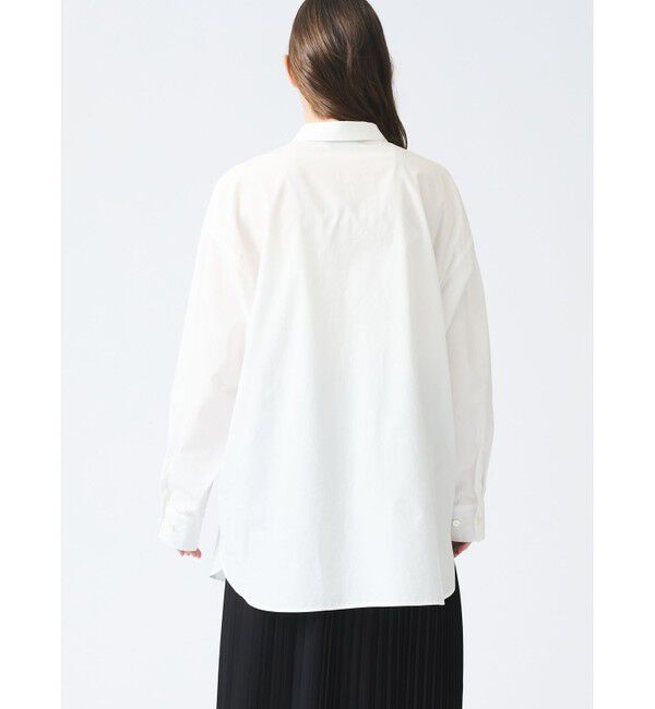 mizuiro ind「mizuiro ind メンズライクワイドシャツ」|シャツ・ブラウス|