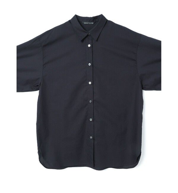 mizuiro ind「mizuiro ind メンズライクワイドシャツ」|シャツ・ブラウス|