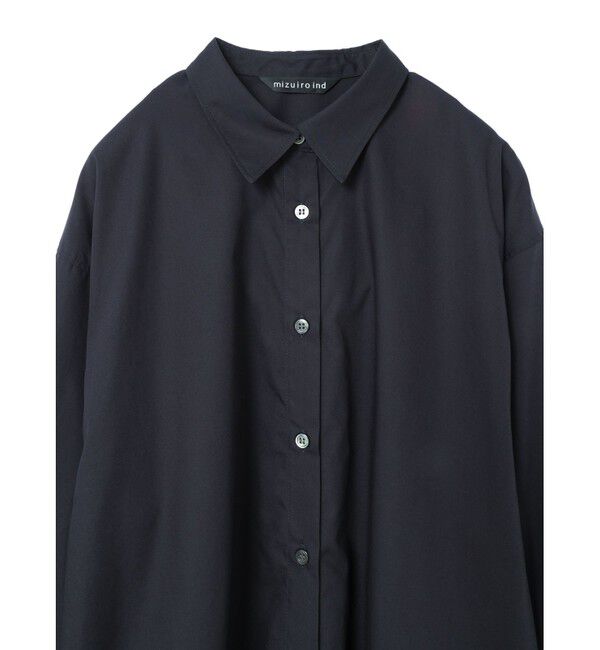 mizuiro ind「mizuiro ind メンズライクワイドシャツ」|シャツ・ブラウス|
