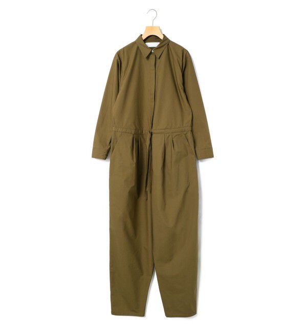 MARMARMAR「MARMARMAR シャツカラーオールインワン」|オールインワン|カーキ