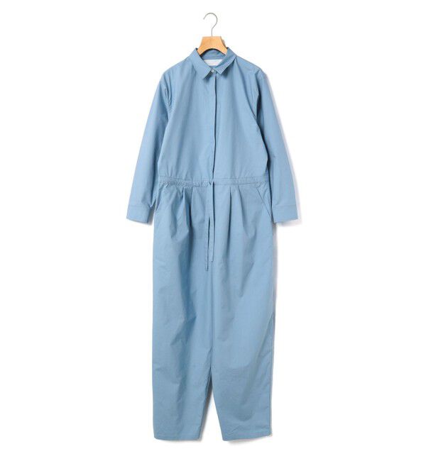 MARMARMAR「MARMARMAR シャツカラーオールインワン」|オールインワン|サックス