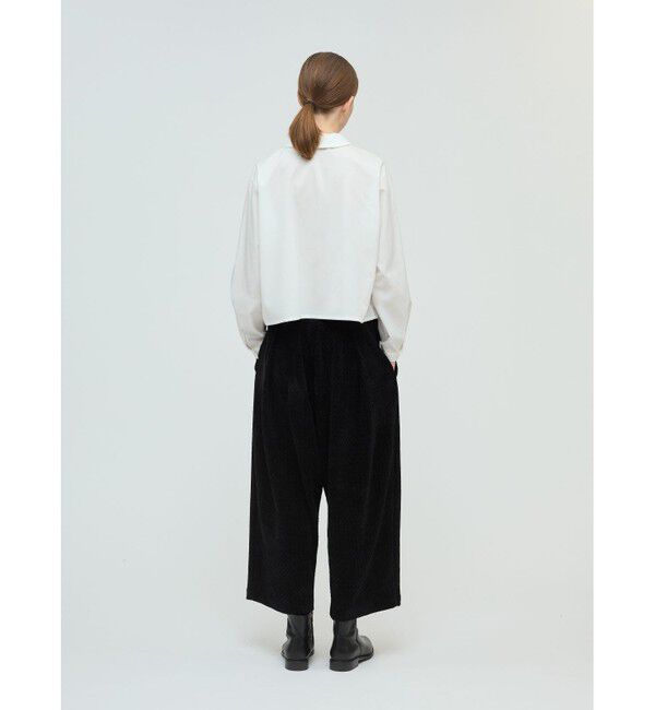 mizuiro ind「mizuiro ind ダブルカラーシャツ」|シャツ・ブラウス|