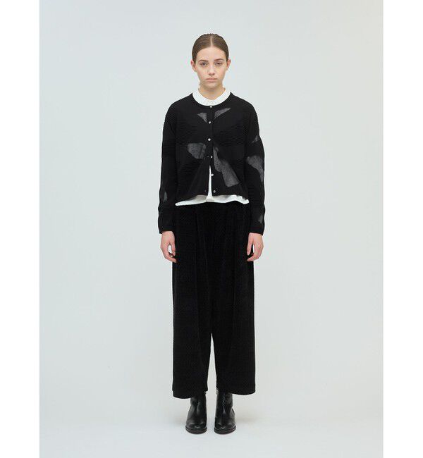 mizuiro ind「mizuiro ind ダブルカラーシャツ」|シャツ・ブラウス|