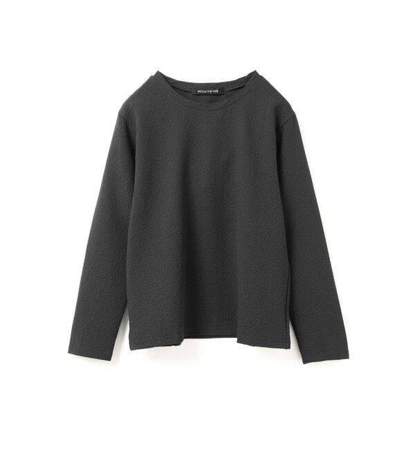 mizuiro ind「mizuiro ind ジャカードクルーネックプルオーバー」|Tシャツ・カットソー|