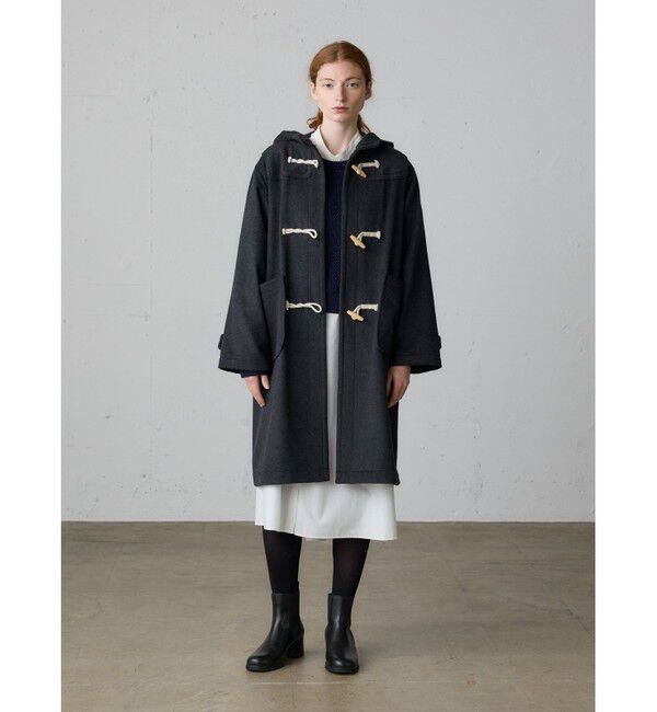 MidiUmi「MidiUmi Aラインバンドカラーシャツワンピース」|ワンピース|