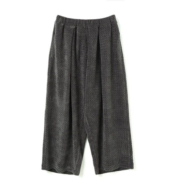 mizuiro ind「mizuiro ind ベロアジャカードタックパンツ」|その他|ダイアグレー