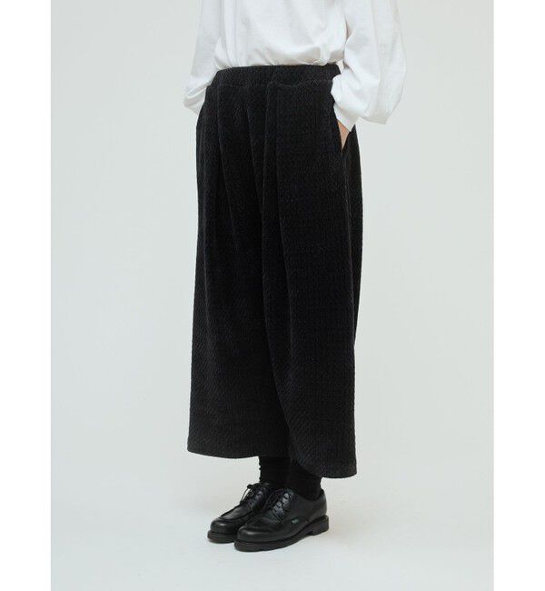 mizuiro ind「mizuiro ind ベロアジャカードタックパンツ」|その他|