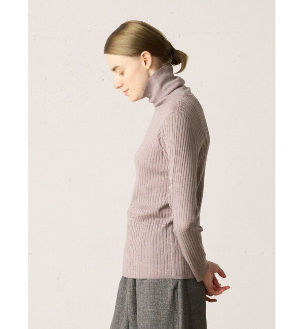 MidiUmi「MidiUmi ハイネックリブプルオーバー」|ニット・セーター|