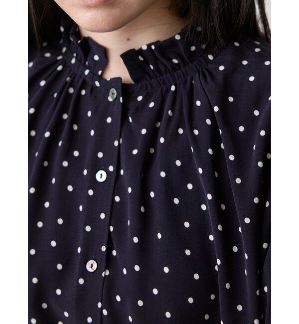 MidiUmi「MidiUmi IPEKERプリントドットシャツ」|シャツ・ブラウス|