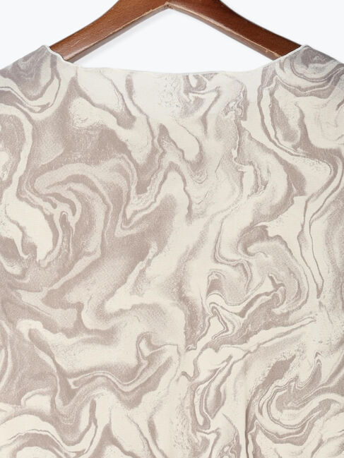 Te chichi「マーブルフロッキー5分袖プルオーバー」|Tシャツ・カットソー|