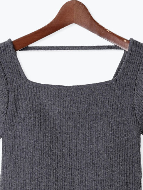 Te chichi「バックオープンブークレプルオーバー《2025summer catalog item》」|ニット・セーター|