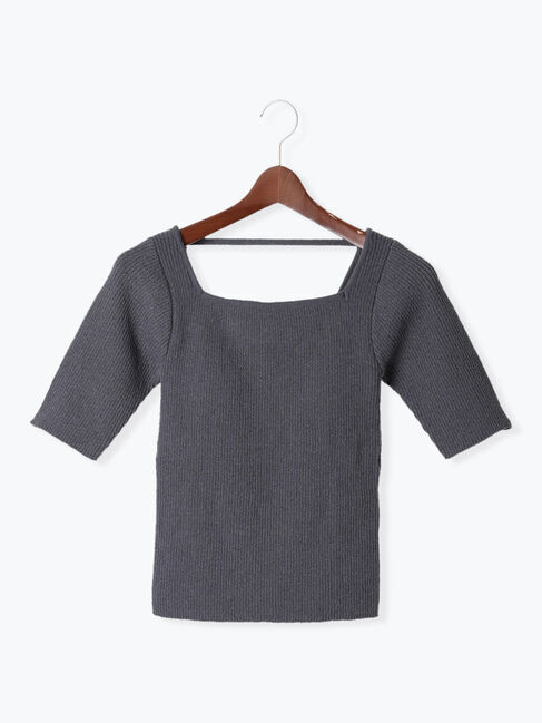 Te chichi「バックオープンブークレプルオーバー《2025summer catalog item》」|ニット・セーター|