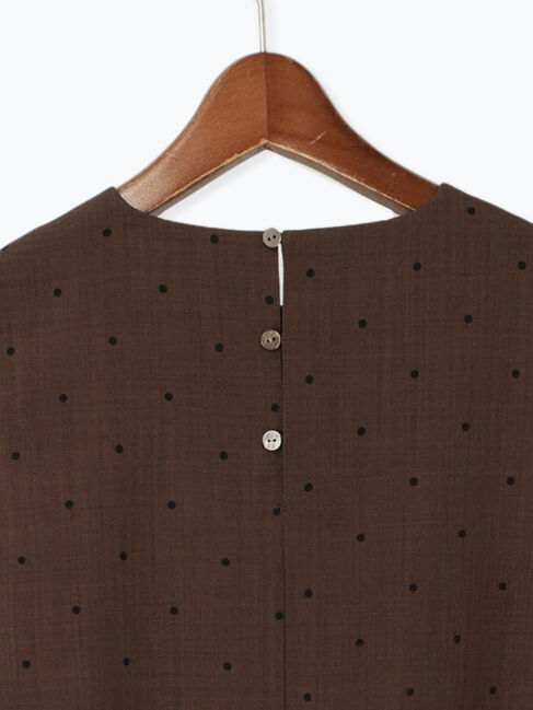 Te chichi「リネンライクドットワンピース」|ワンピース|