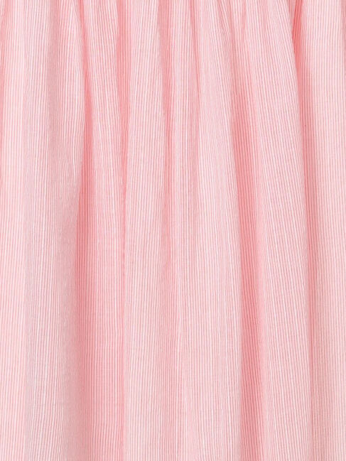 Lugnoncure「先染めストライプギャザーブラウス」|シャツ・ブラウス|