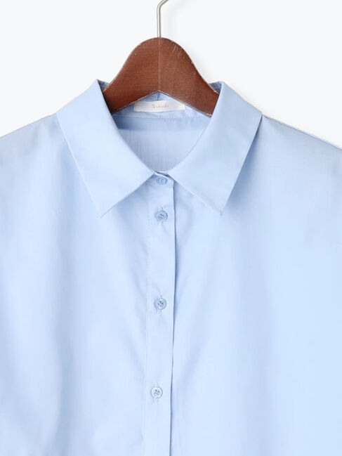 Te chichi「レース切替クロップトシャツ」|シャツ・ブラウス|