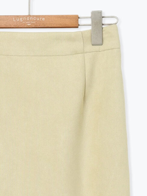 Lugnoncure「【選べる着丈】スウェード調タイトスカート」|スカート|