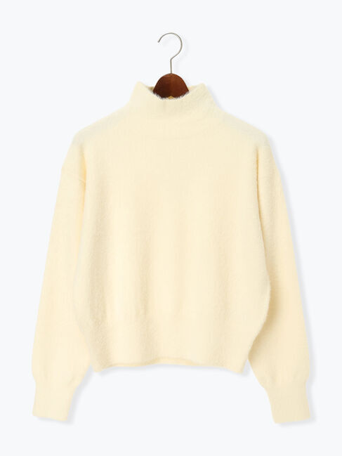 Te chichi「【宮本茉由着用】ハイネックフェザーニット」|ニット・セーター|