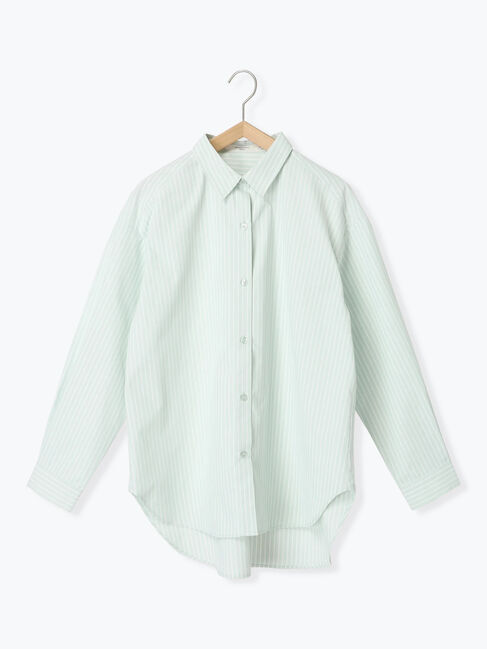 Samansa Mos2 blue「【イージーケア】マルチスタイルシャツ」|シャツ・ブラウス|