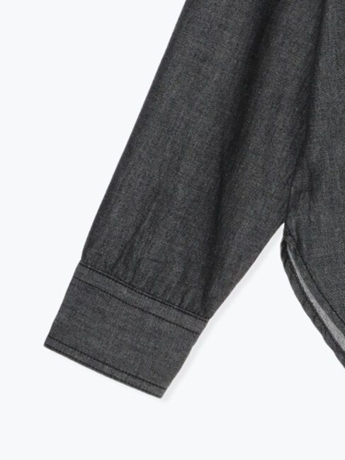 Samansa Mos2 blue「デニムオーバーシャツ」|シャツ・ブラウス|