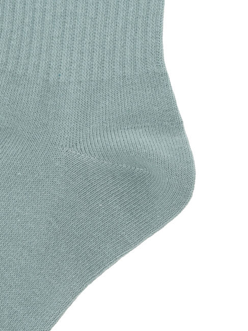 Samansa Mos2「ロゴラインリブソックス」|ソックス|