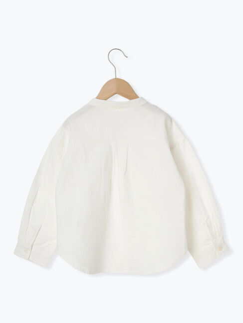 Samansa Mos2 Lagom「バンドカラーシャツ」|シャツ・ブラウス|