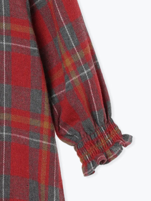  「チェックフリルワンピース」|ワンピース|